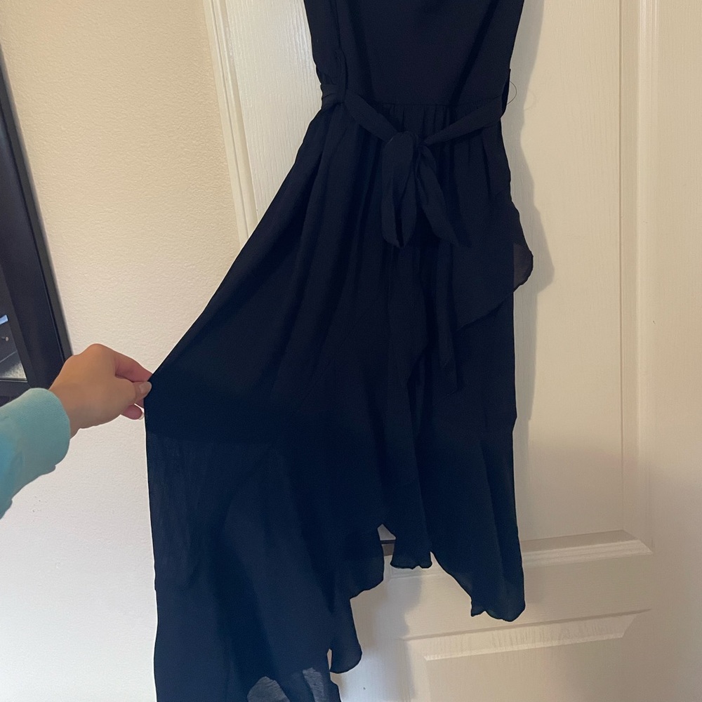 Navy Blue Flowy Summer Dress